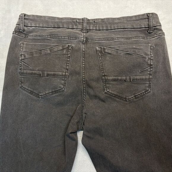 BKE Payton Jeans Size 33 Mid-Rise Ankle Skinny Distressed Stretch Black - Picture 5 of 7